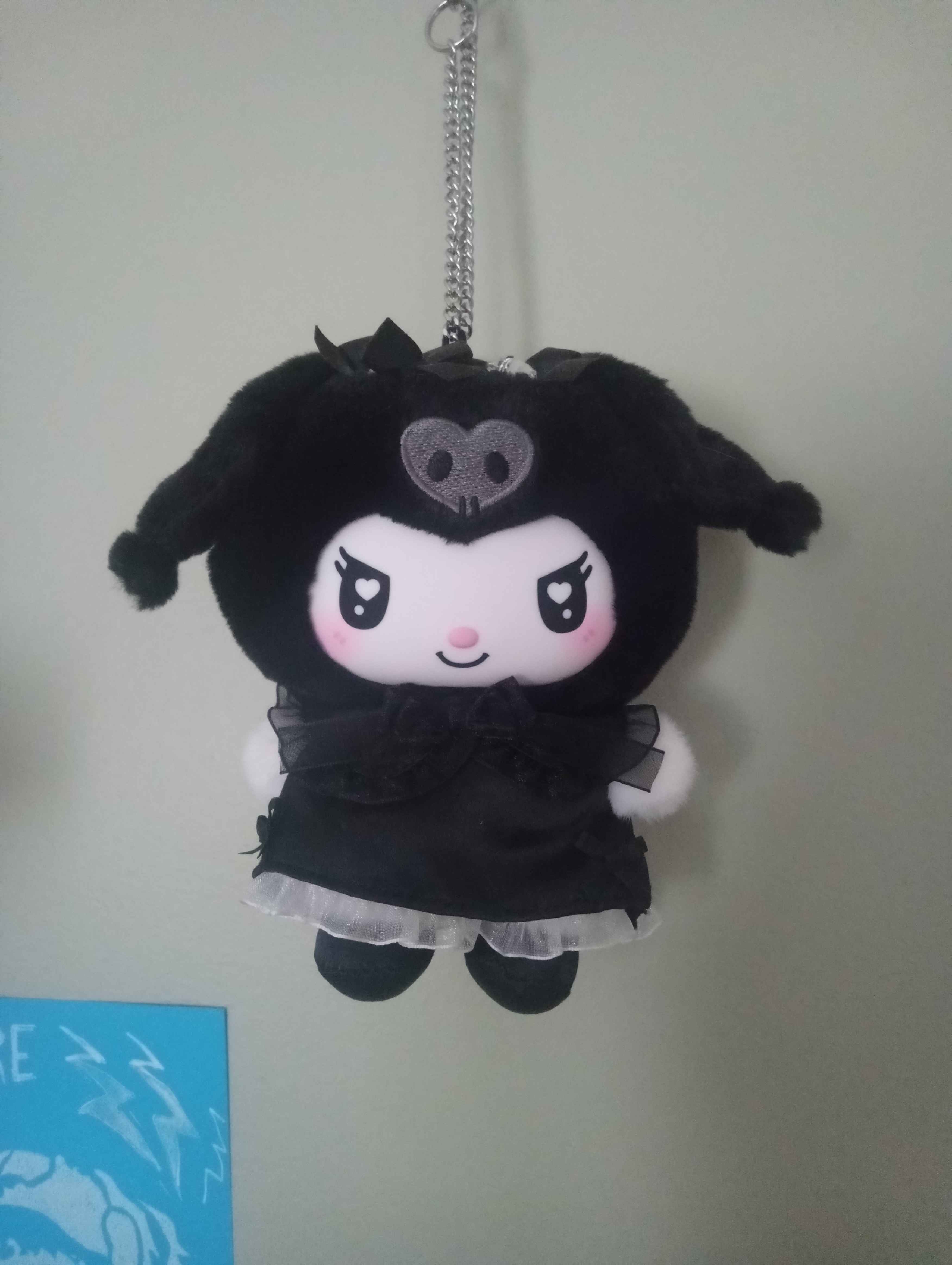 GORGEOUS figure of kuromi in a gothic lolita style dress